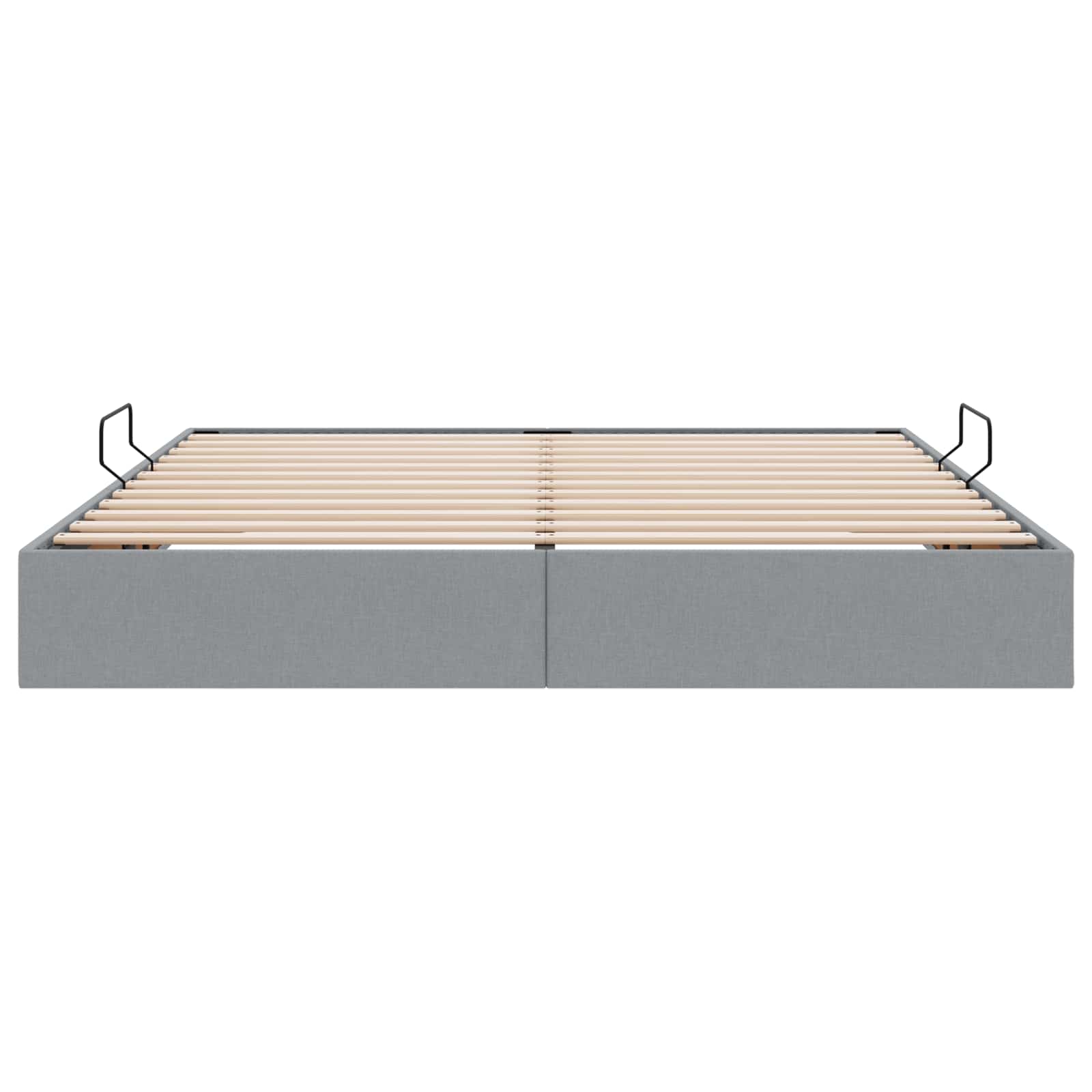Letto ottomano Grigio chiaro 180 x 200 cm Tessuto | homemem39