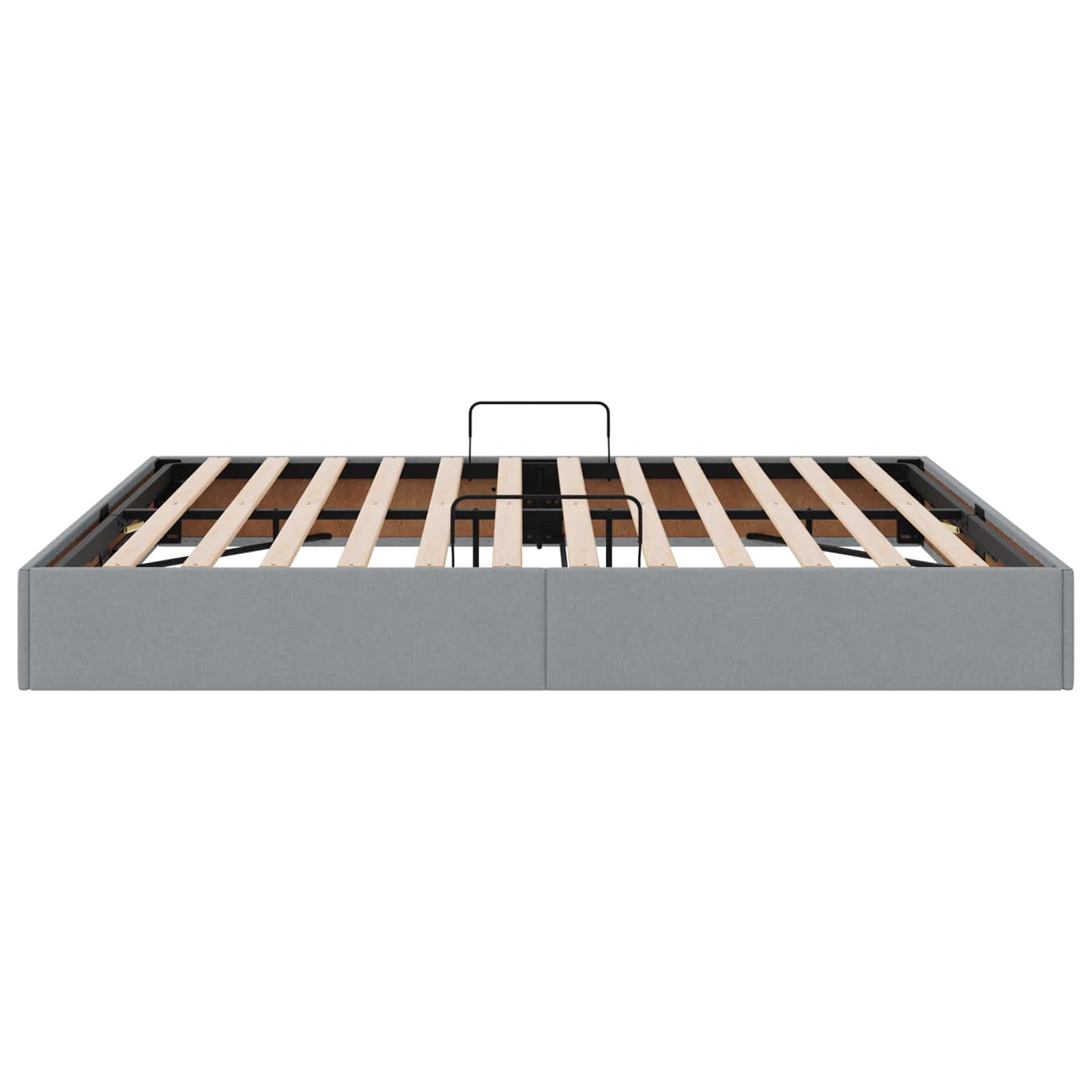 Letto ottomano Grigio chiaro 180 x 200 cm Tessuto | homemem39