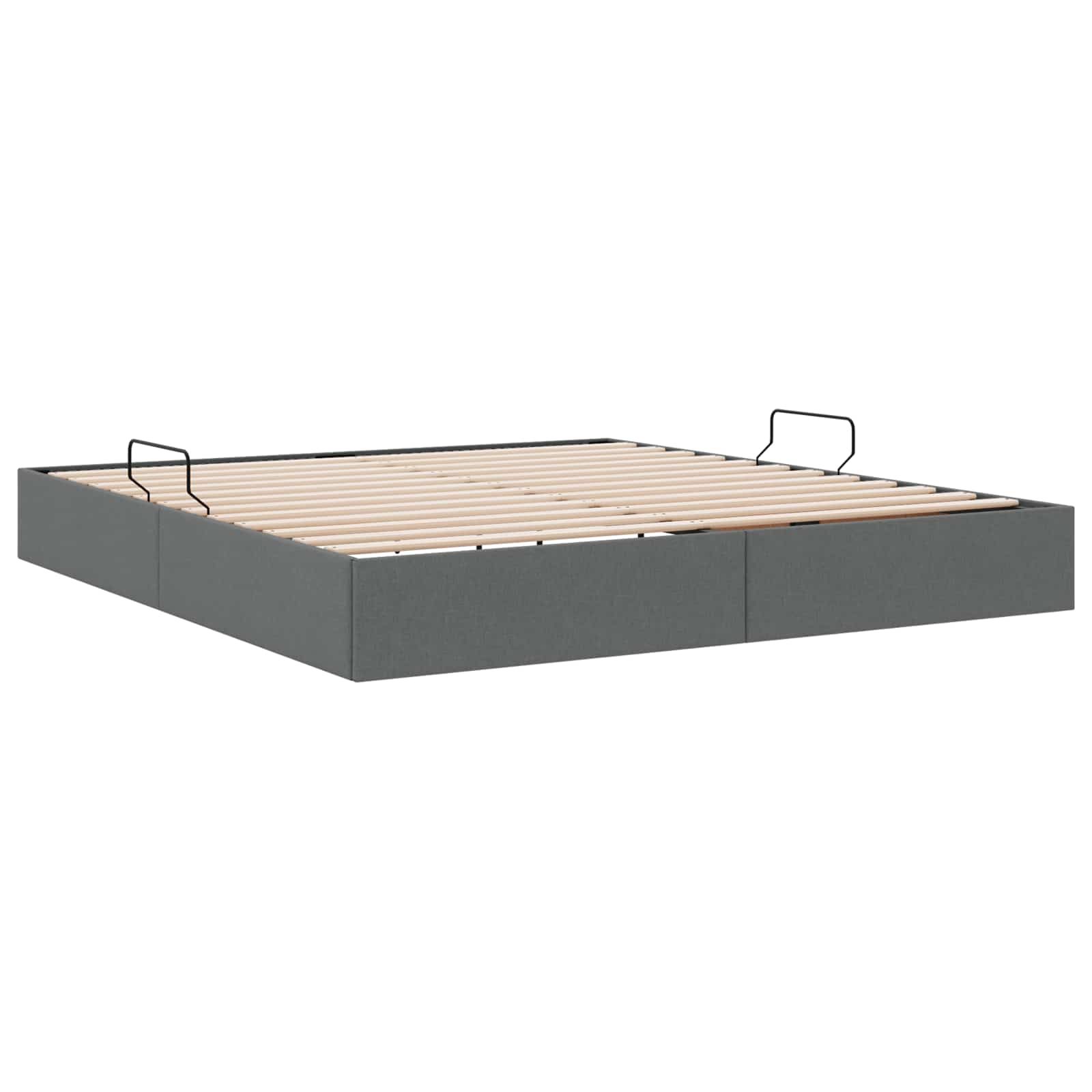 Letto ottomano Grigio scuro 180 x 200 cm Tessuto | homemem39