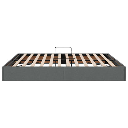 Letto ottomano Grigio scuro 180 x 200 cm Tessuto | homemem39
