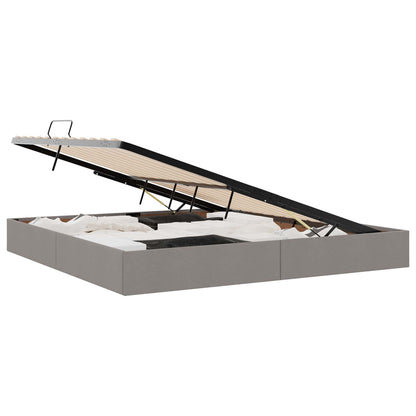 Letto ottomano con archiviazione Talpa 200 x 200 cm Tessuto | homemem39