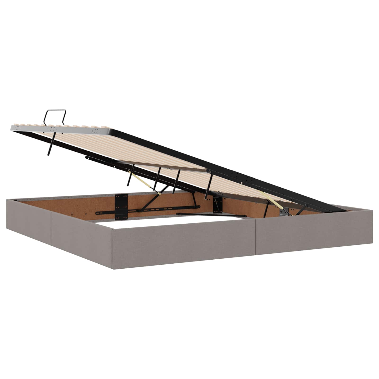 Letto ottomano con archiviazione Talpa 200 x 200 cm Tessuto | homemem39