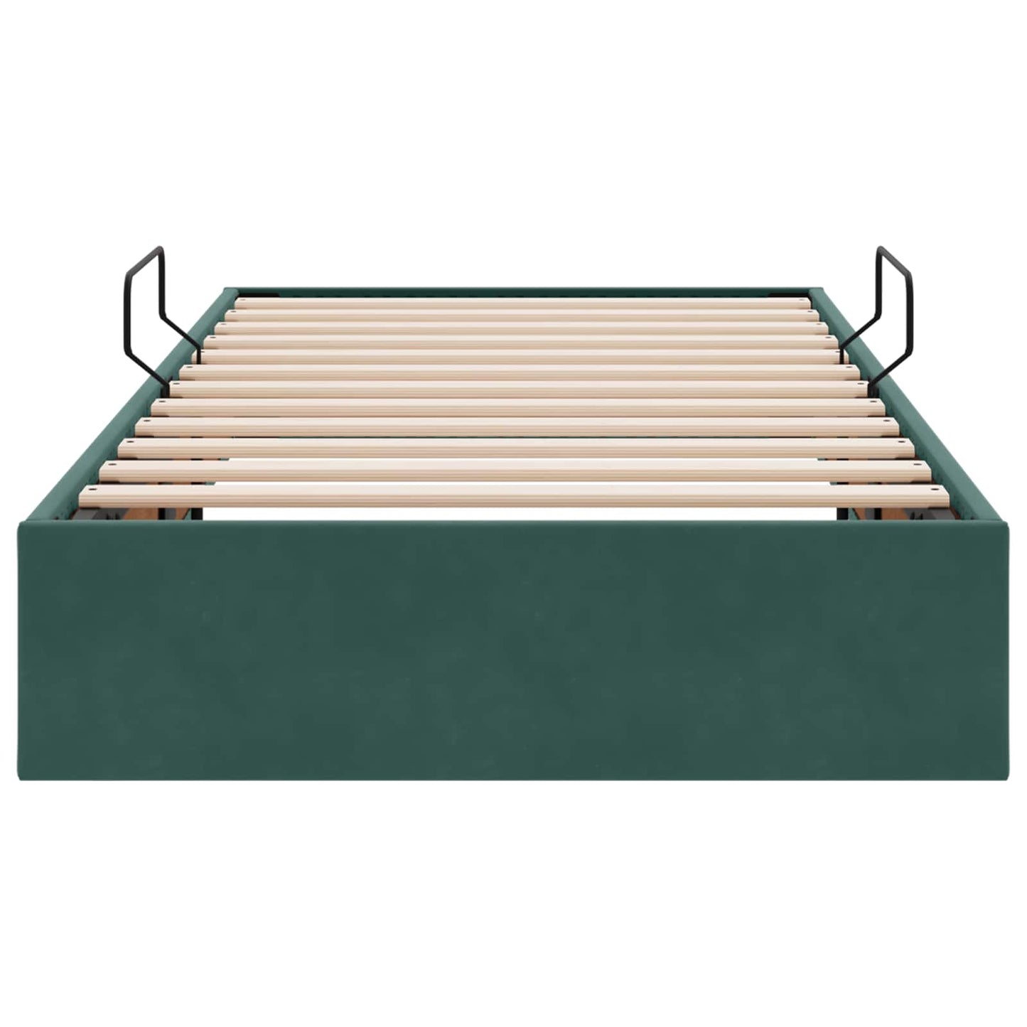 Letto ottomano Verde Scuro 90 x 190 cm Velluto | homemem39