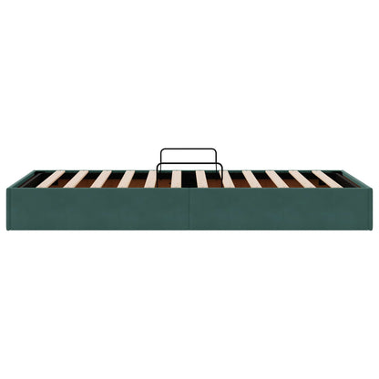 Letto ottomano Verde Scuro 90 x 190 cm Velluto | homemem39