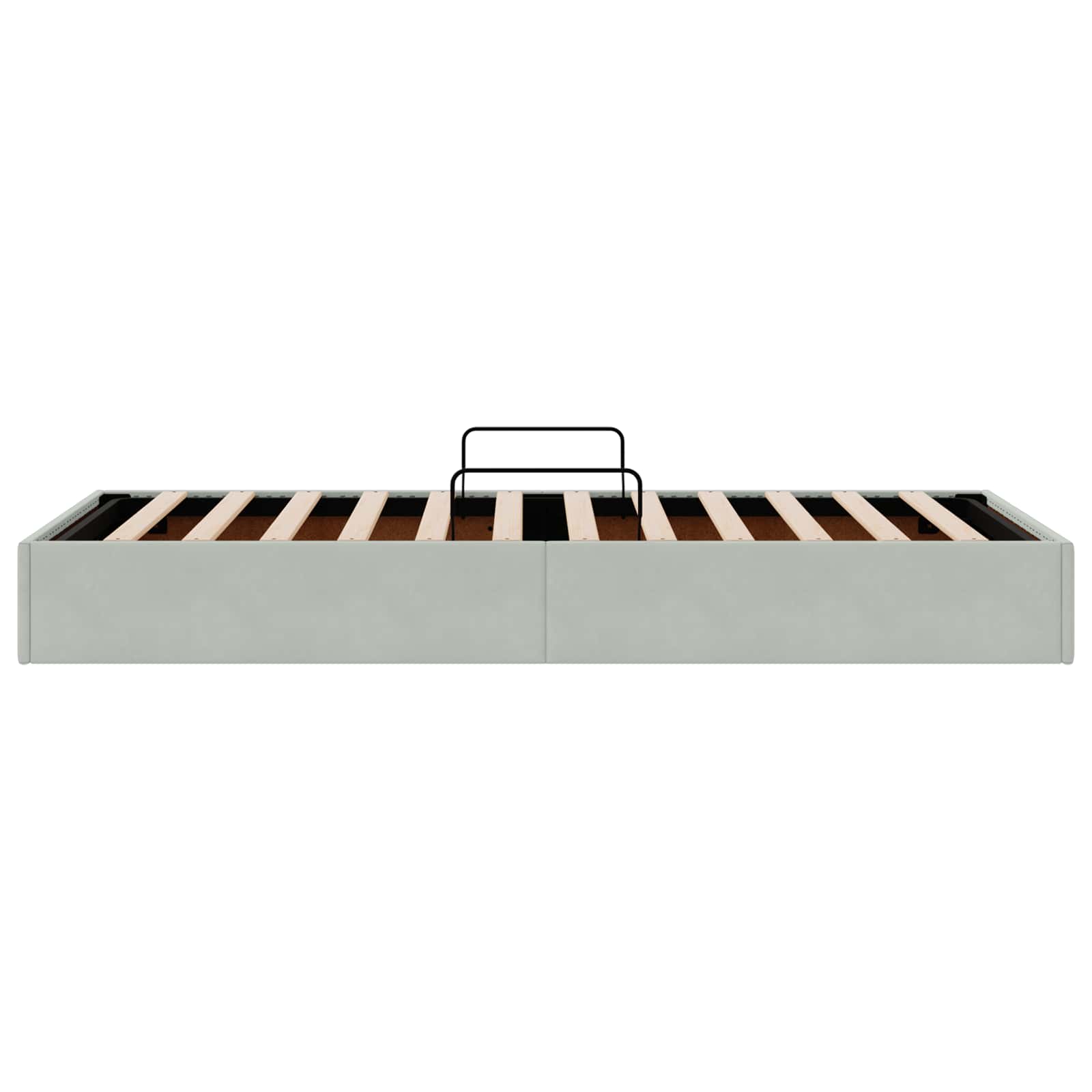 Letto ottomano Grigio Chiaro 90 x 200 cm Velluto | homemem39