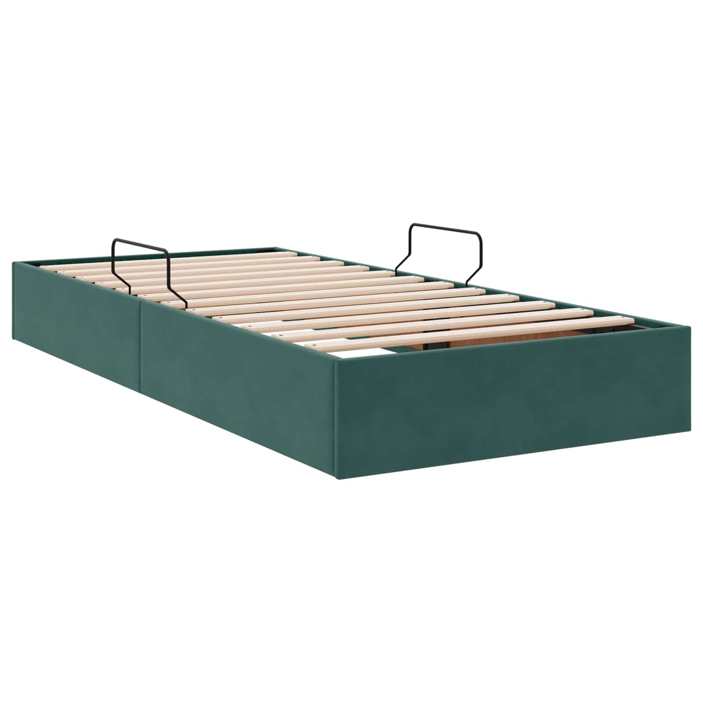 Letto ottomano Verde Scuro 90 x 200 cm Velluto | homemem39