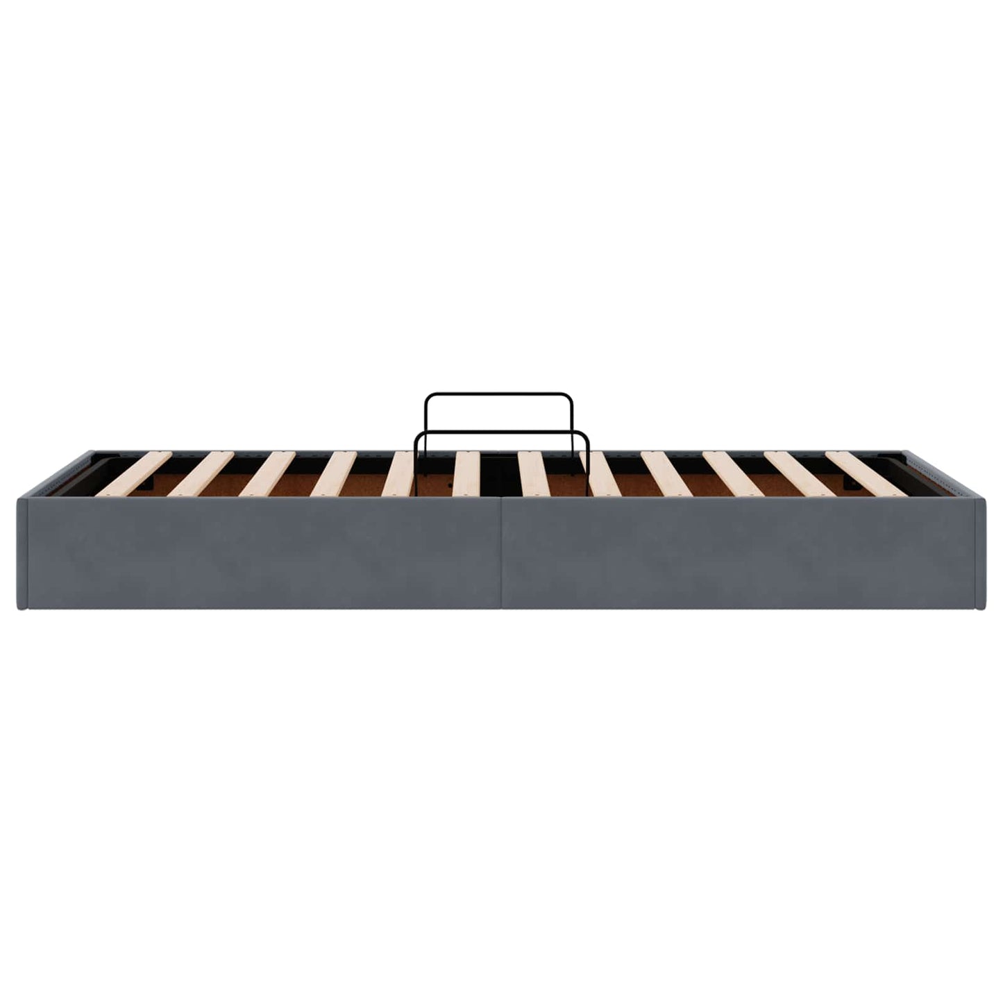 Letto ottomano Grigio Scuro 100 x 200 cm Velluto | homemem39
