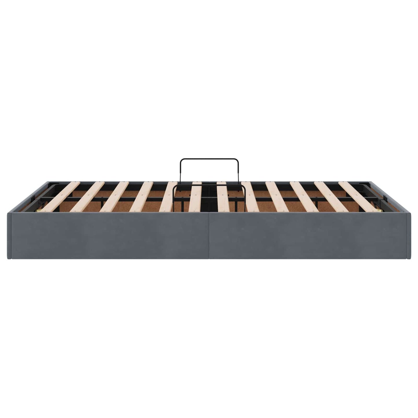 Letto ottomano Grigio Scuro 120 x 200 cm Velluto | homemem39
