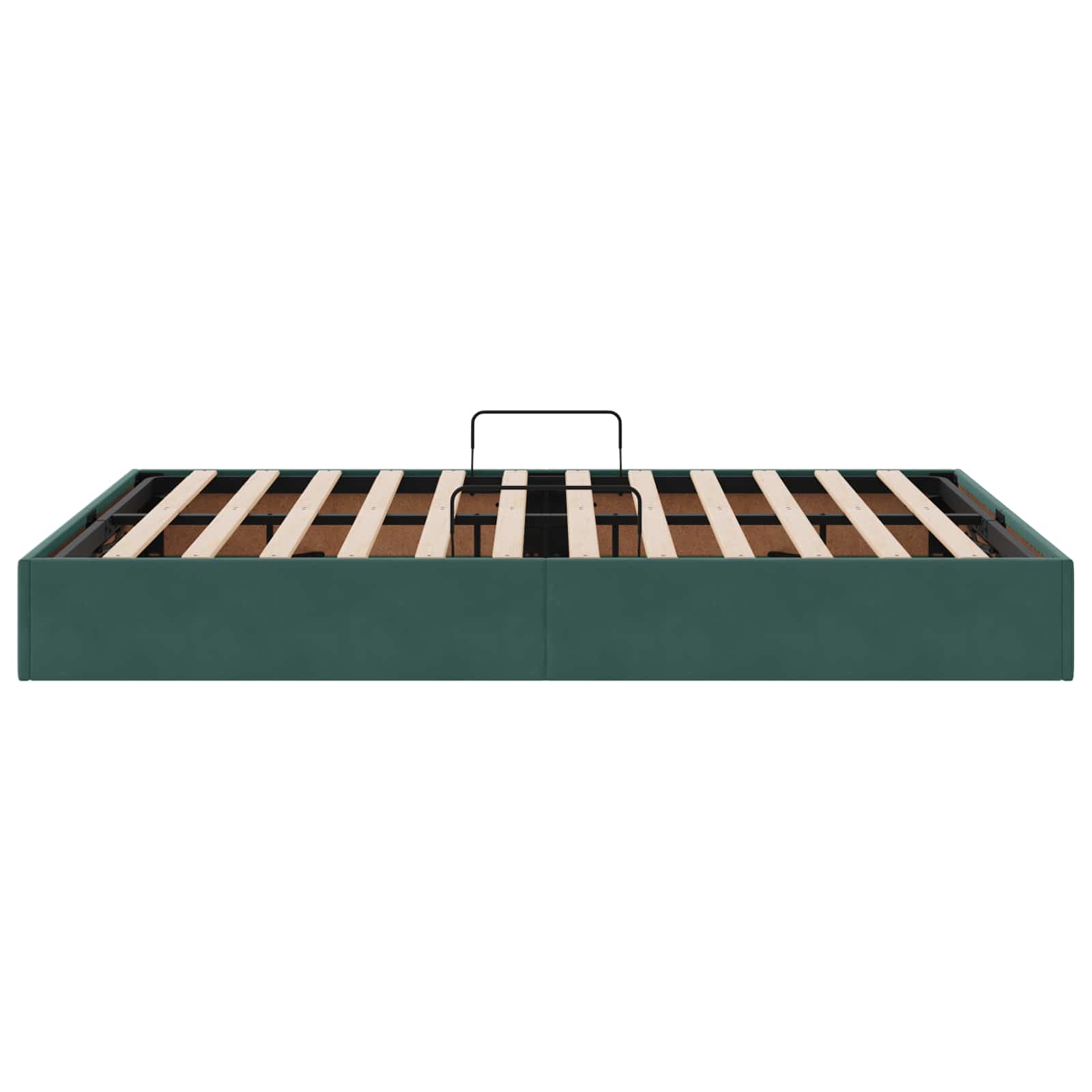 Letto ottomano Verde Scuro 140 x 190 cm Velluto | homemem39