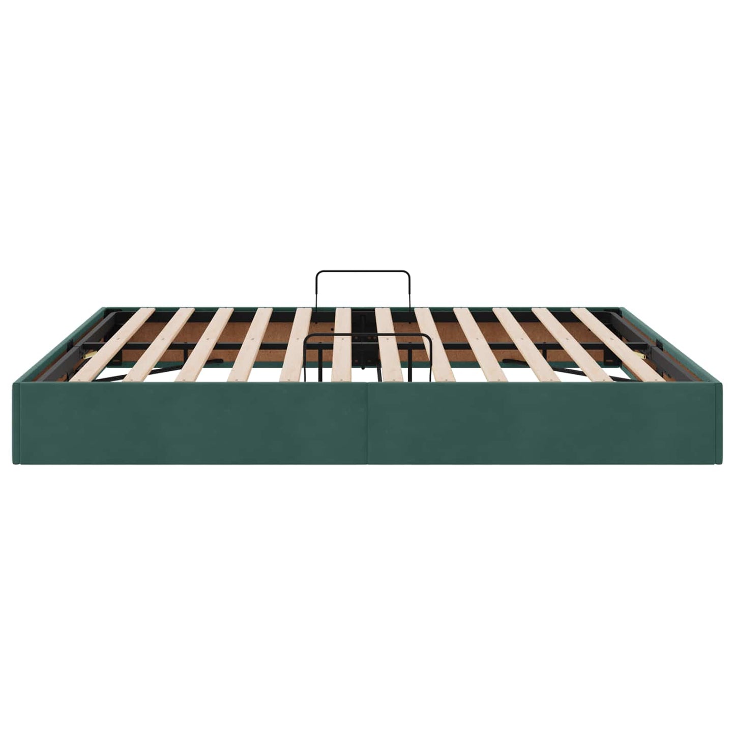 Letto ottomano Verde Scuro 160 x 200 cm Velluto | homemem39