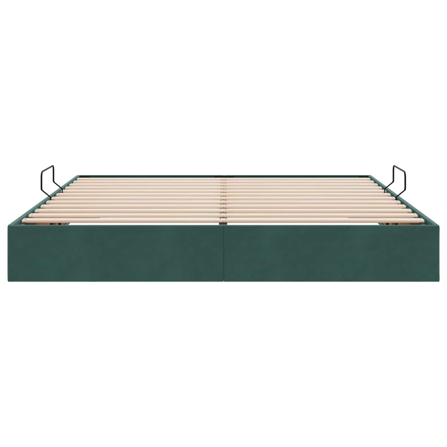 Letto ottomano Verde Scuro 180 x 200 cm Velluto | homemem39