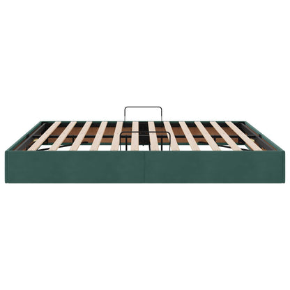 Letto ottomano Verde Scuro 180 x 200 cm Velluto | homemem39