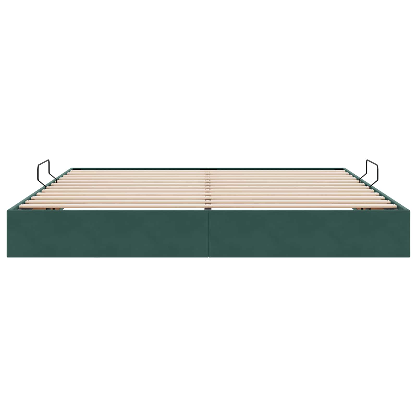 Letto ottomano Verde Scuro 200 x 200 cm Velluto | homemem39