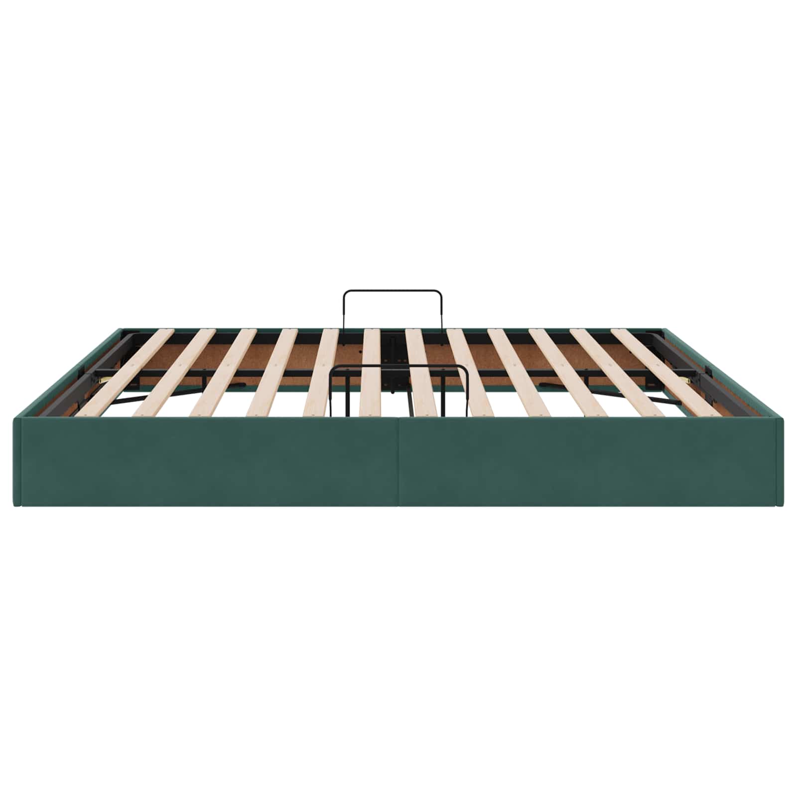 Letto ottomano Verde Scuro 200 x 200 cm Velluto | homemem39