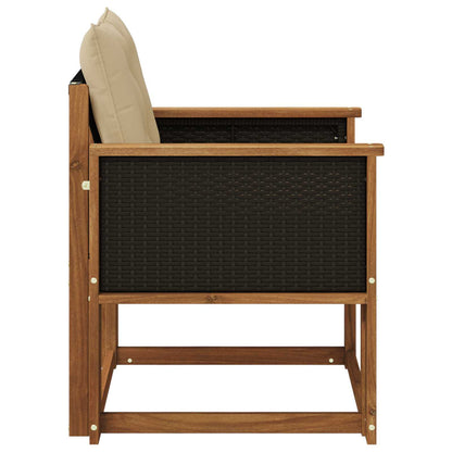 Divano centrale per esterno Legno di Acacia Massello Naturale | homemem39
