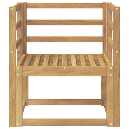 Set di divani da esterno Legno di Acacia Massello Bianco | homemem39