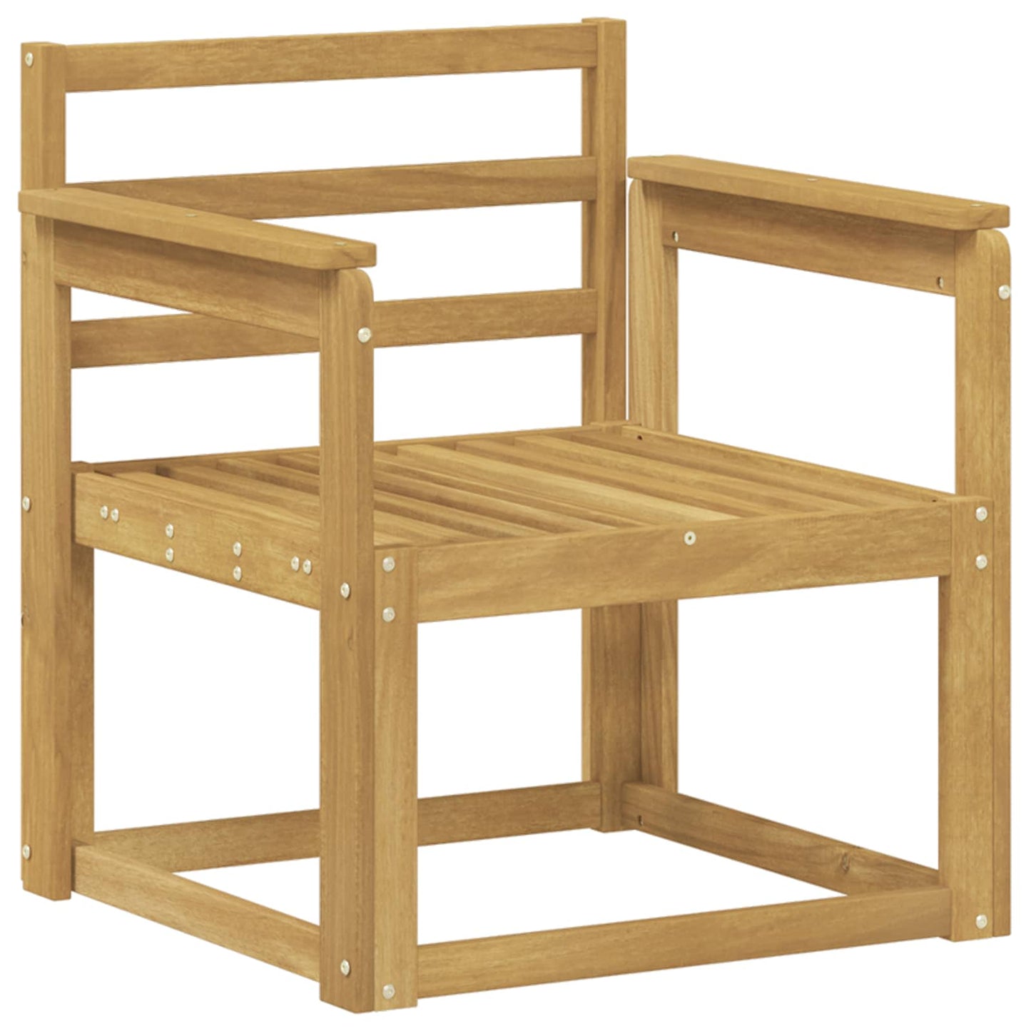 Set di divani da esterno Legno di Acacia Massello Bianco | homemem39