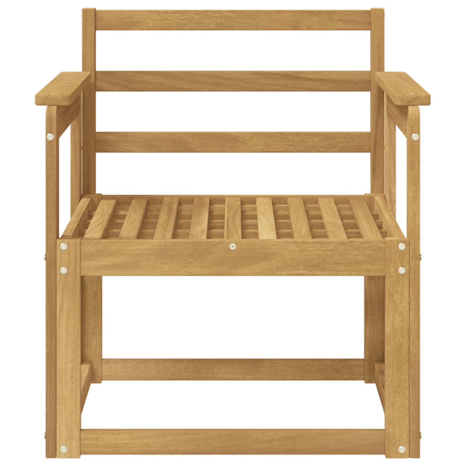 Set di divani da esterno Legno di Acacia Massello Bianco | homemem39