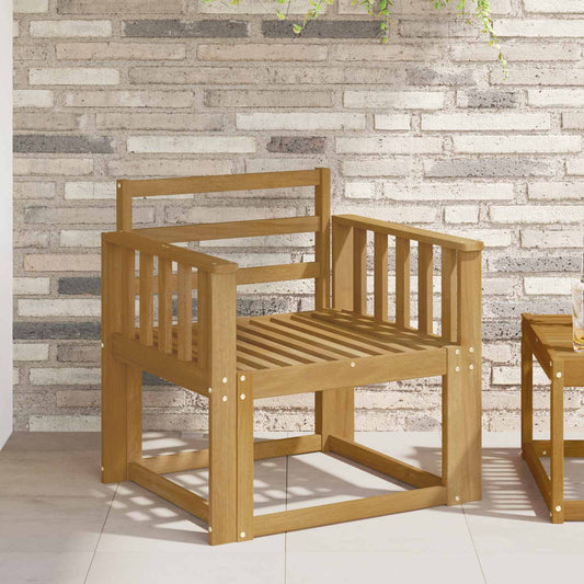 Set di divani da esterno Legno di Acacia Massello Bianco | homemem39