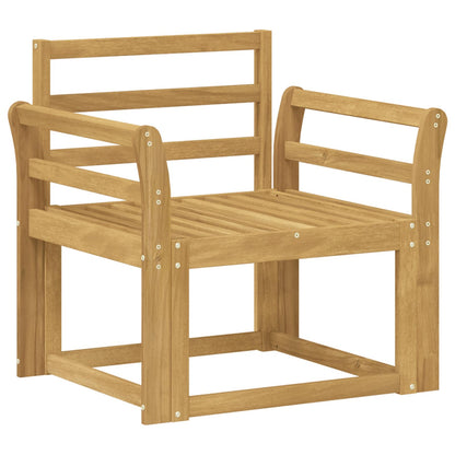 Set di divani da esterno Legno di Acacia Massello Bianco | homemem39