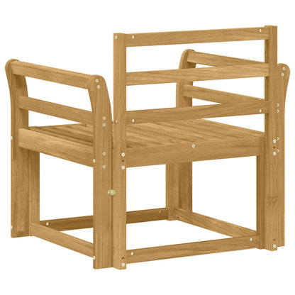 Set di divani da esterno Legno di Acacia Massello Bianco | homemem39
