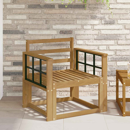 Set di divani da esterno Legno di Acacia Massello Bianco | homemem39