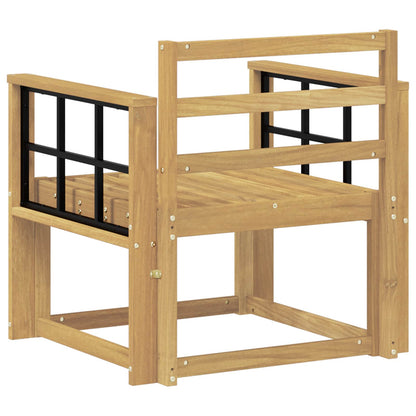 Set di divani da esterno Legno di Acacia Massello Bianco | homemem39