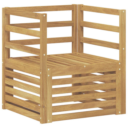Divano da esterno Legno di Acacia Massello Bianco | homemem39