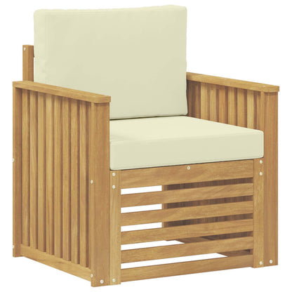 Set di divani da esterno Poliestere Bianco | homemem39