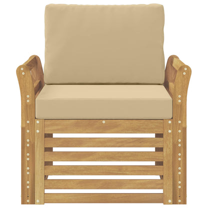 Set di divani da esterno Poliestere Bianco | homemem39