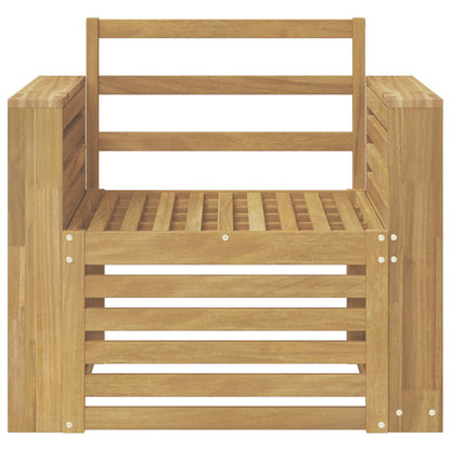 Set di divani da esterno Legno di Acacia Massello Bianco | homemem39