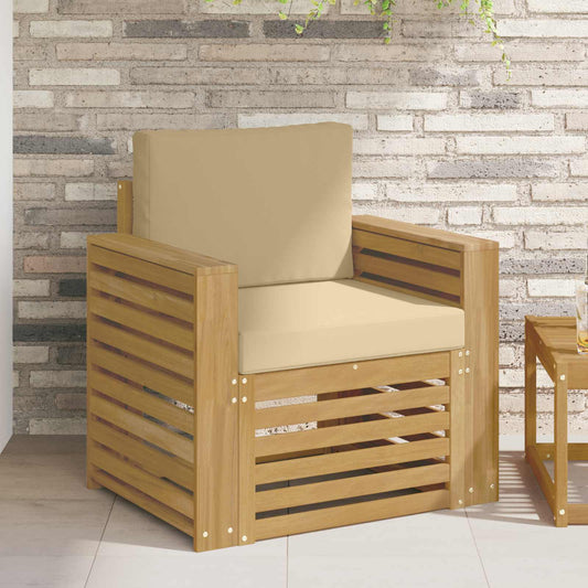 Set di divani da esterno Poliestere Bianco | homemem39