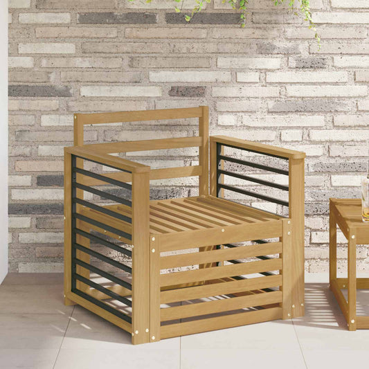 Set di divani da esterno Legno di Acacia Massello Bianco | homemem39