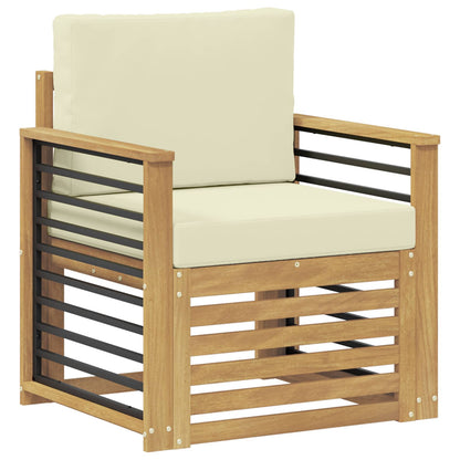 Set di divani da esterno Poliestere Bianco | homemem39