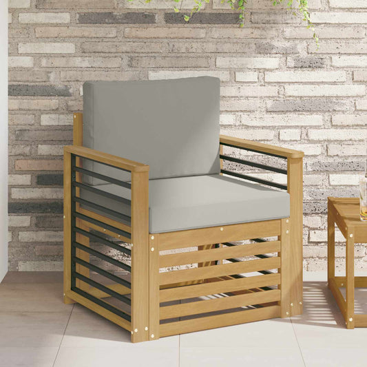 Set di divani da esterno Poliestere Bianco - homemem39