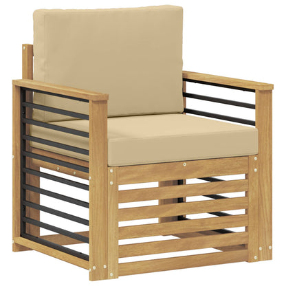 Set di divani da esterno Poliestere Bianco | homemem39