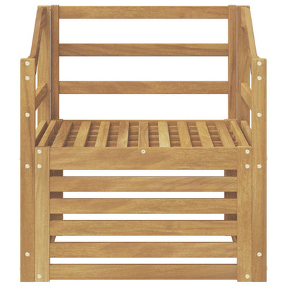 Divano da esterno Legno di Acacia Massello Bianco | homemem39