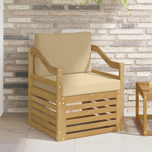 Divano da esterno Poliestere Bianco e beige | homemem39