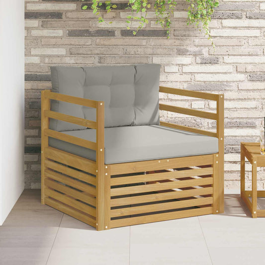 Divano da esterno Bianco e Grigio Chiaro | homemem39