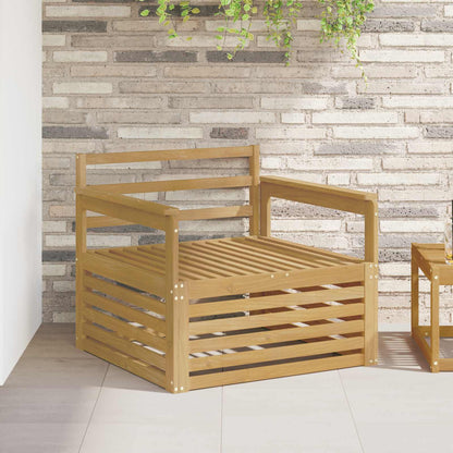 Divano da esterno Legno di Acacia Massello Bianco | homemem39