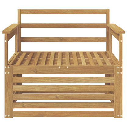 Divano da esterno Legno di Acacia Massello Bianco | homemem39