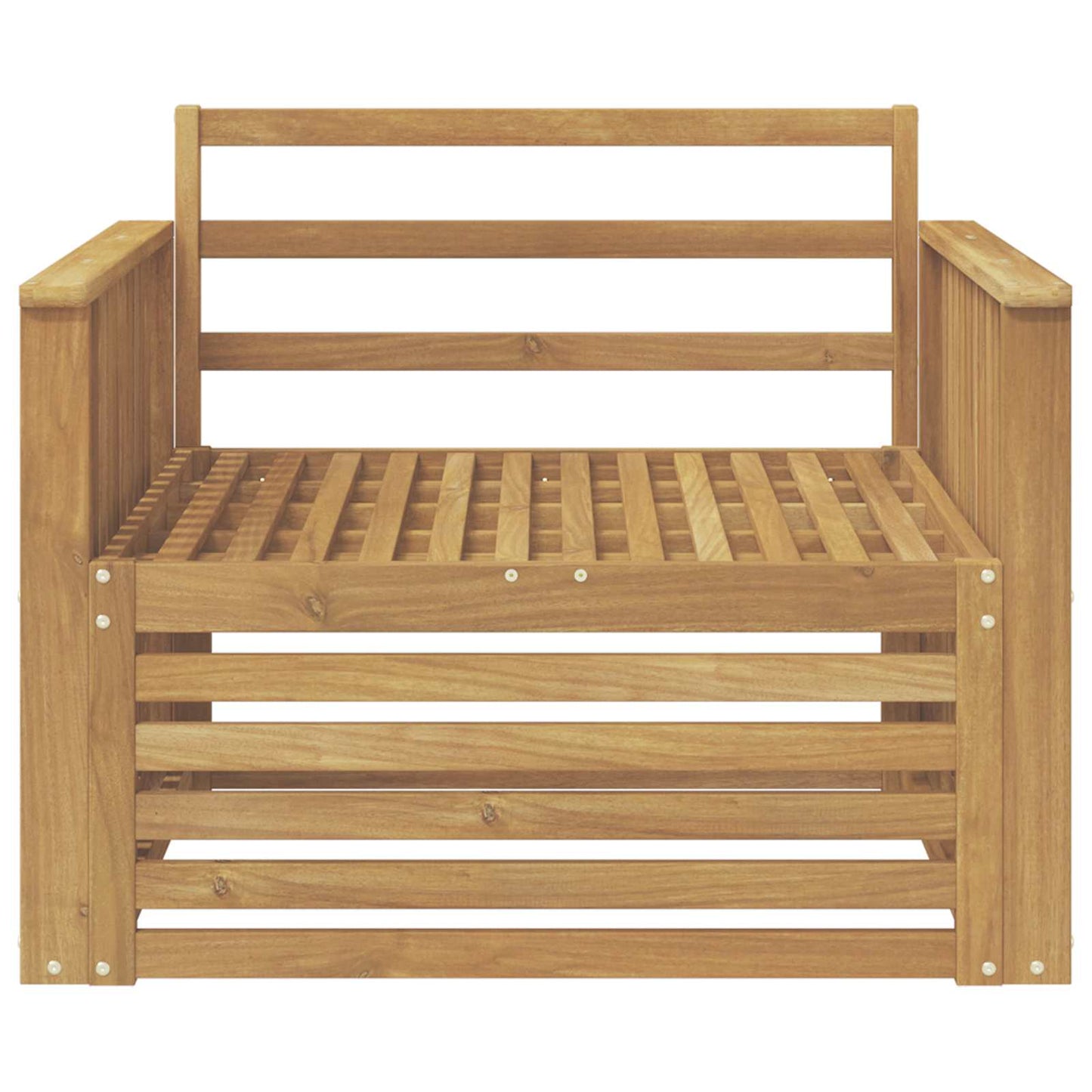 Divano da esterno Legno di Acacia Massello Bianco | homemem39