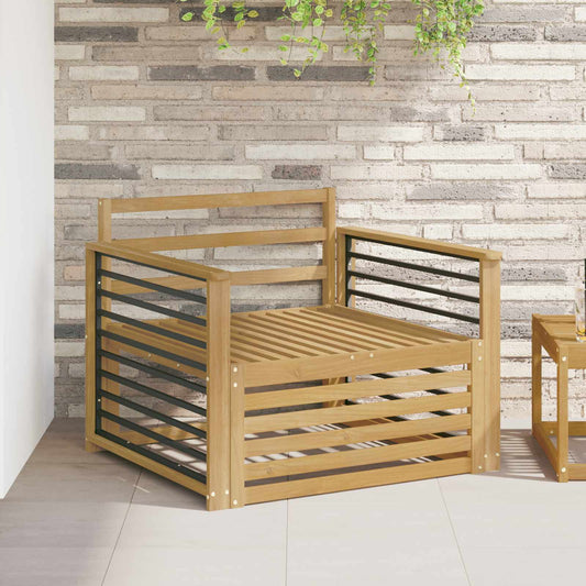 Divano da esterno Legno di Acacia Massello Bianco | homemem39