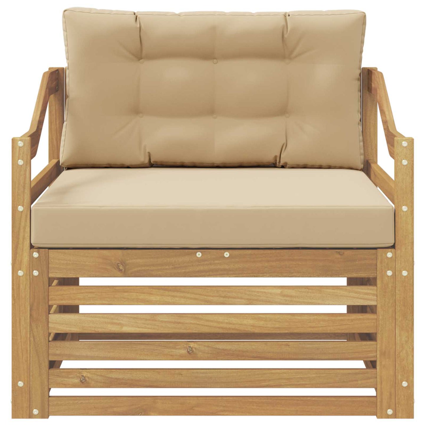 Divano da esterno Bianco e Beige | homemem39