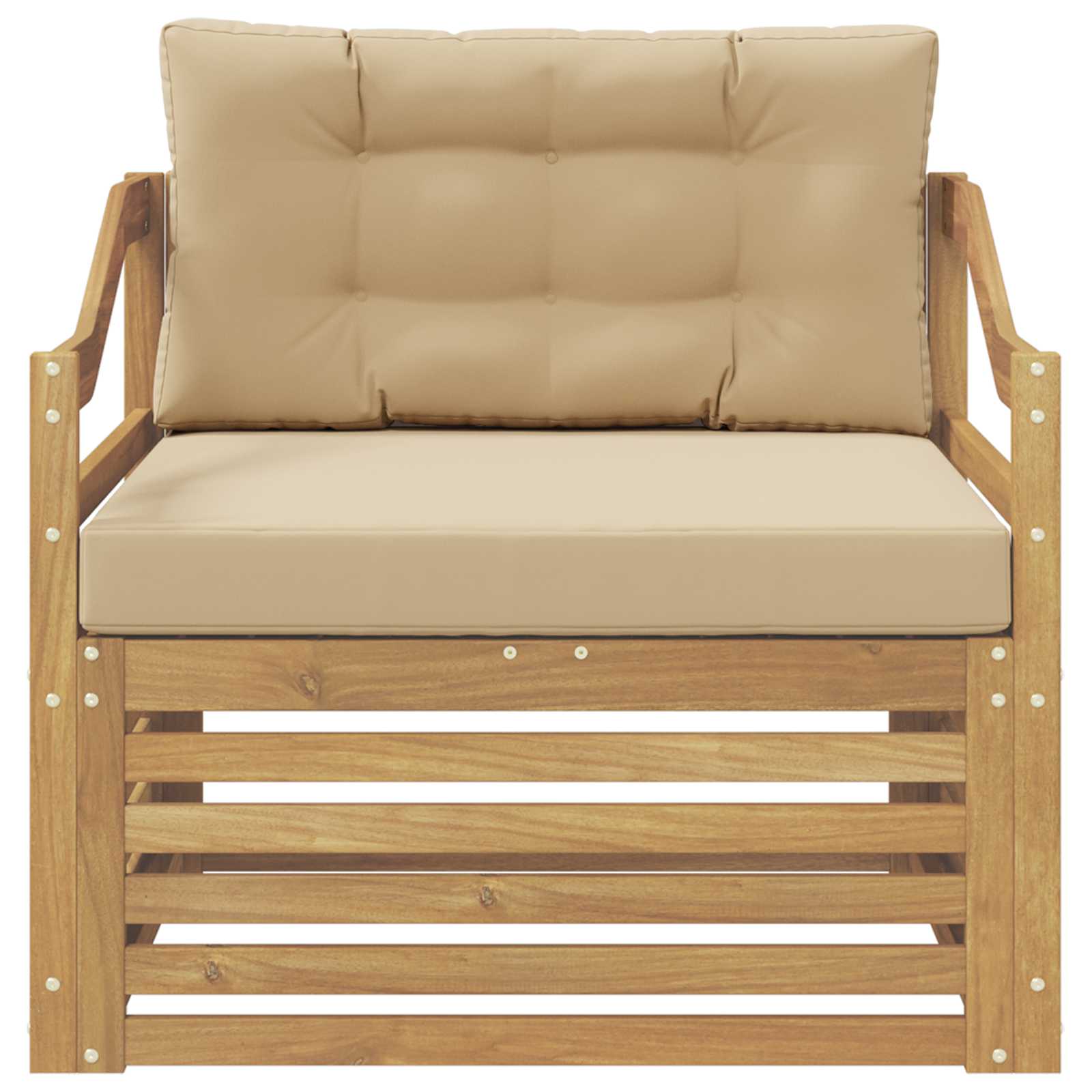 Divano da esterno Bianco e Beige | homemem39