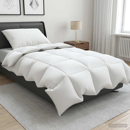 Piumone FULDA 140 x 220 cm Inverno 300 GSM 90% piuma d'oca