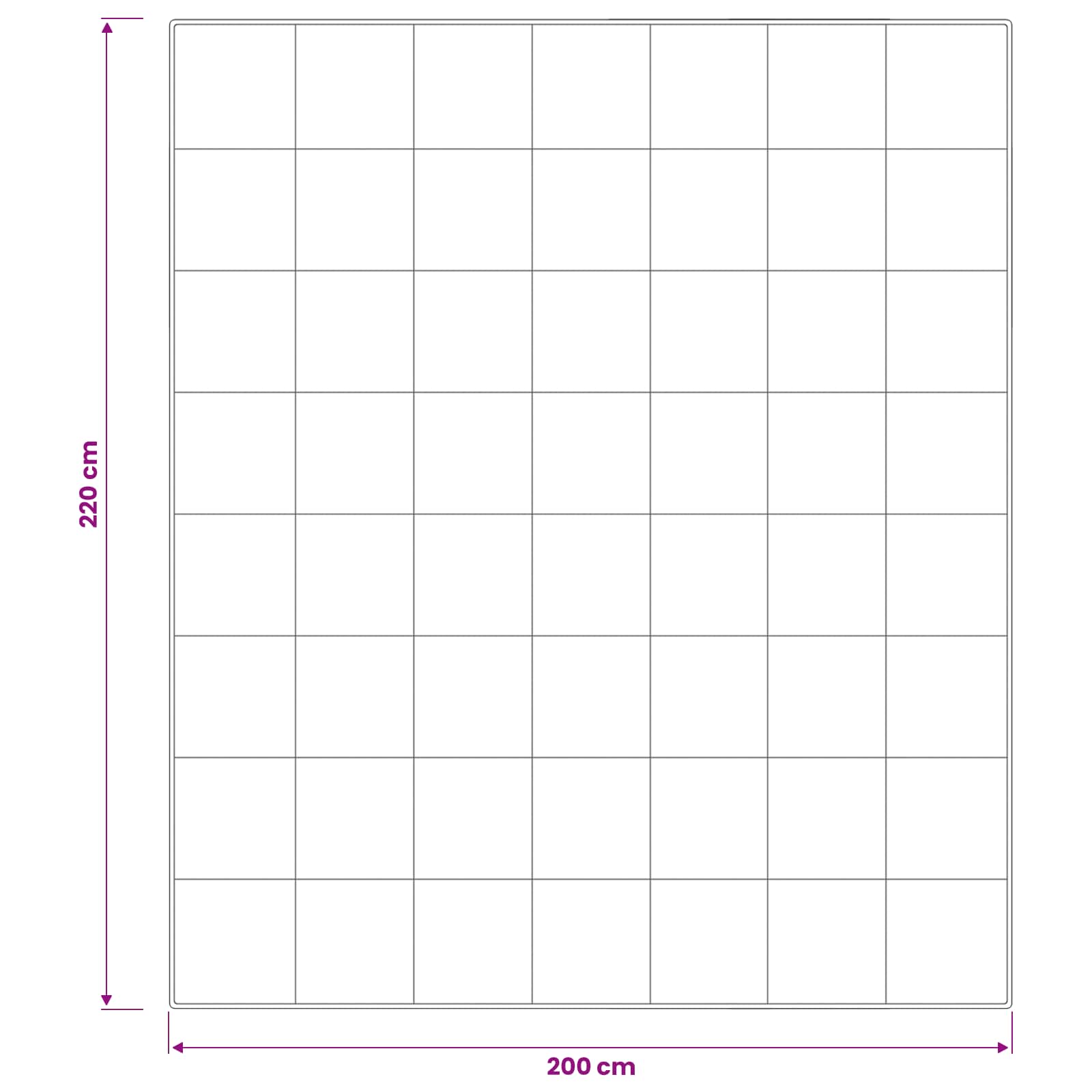 Piumone FULDA 200 x 220 cm Inverno 300 GSM 90% piuma d'oca | homemem39