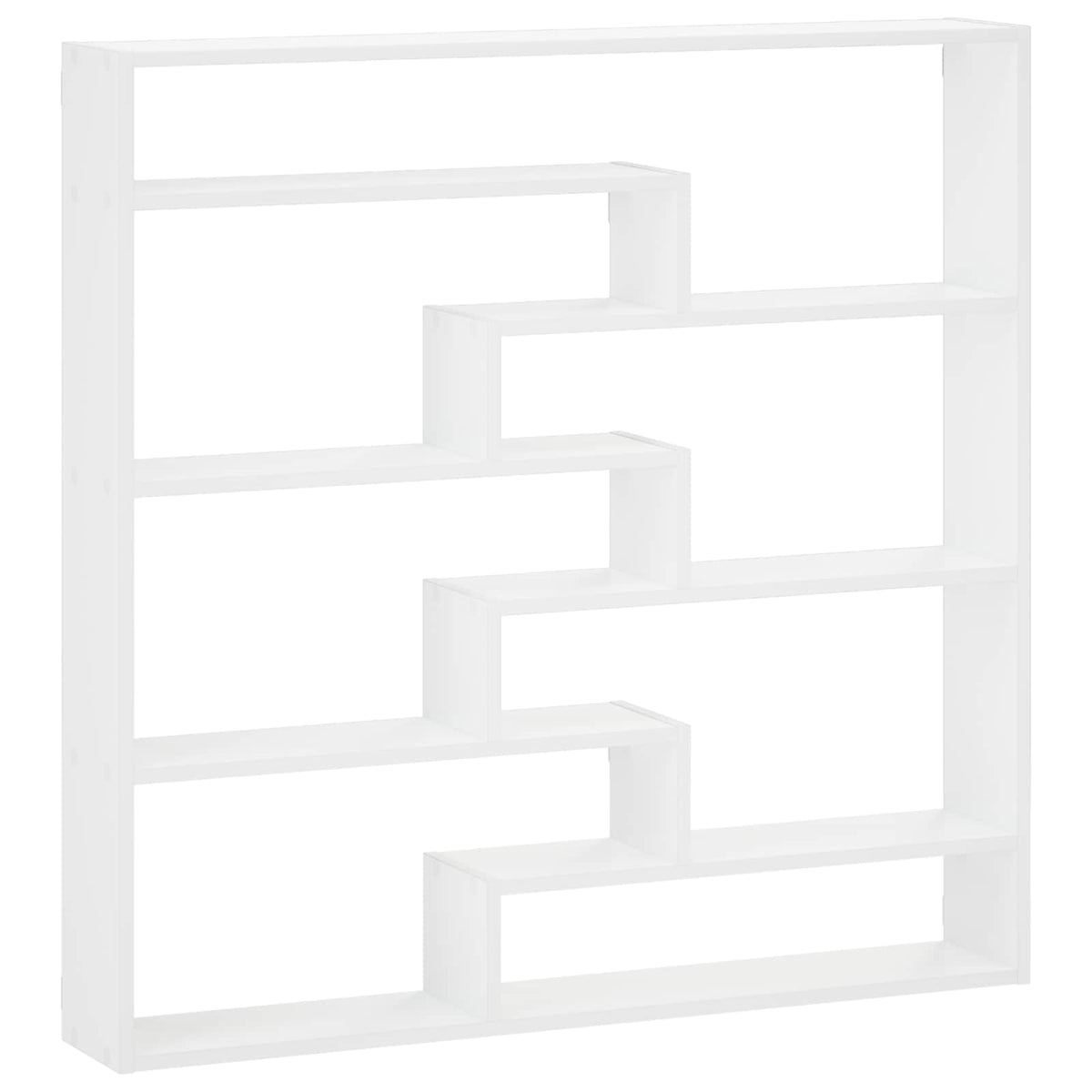 Scaffale da parete Bianco 103 x 17 x 102 cm