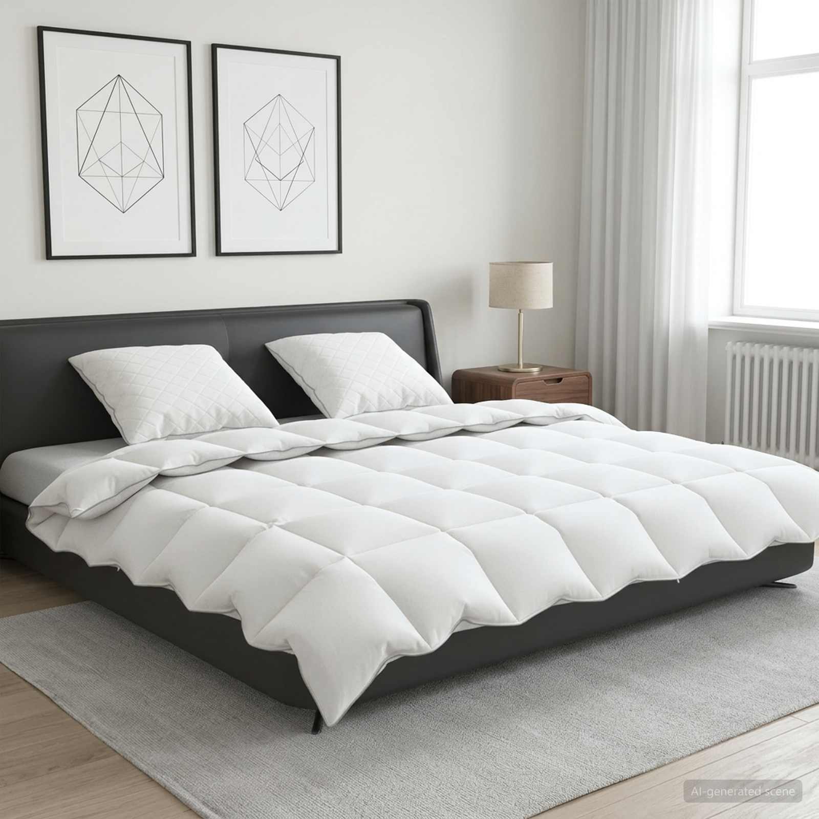 Set di piumoni in piume d’oca al 90% FULDA 3 pz 200 x 200 cm | homemem39