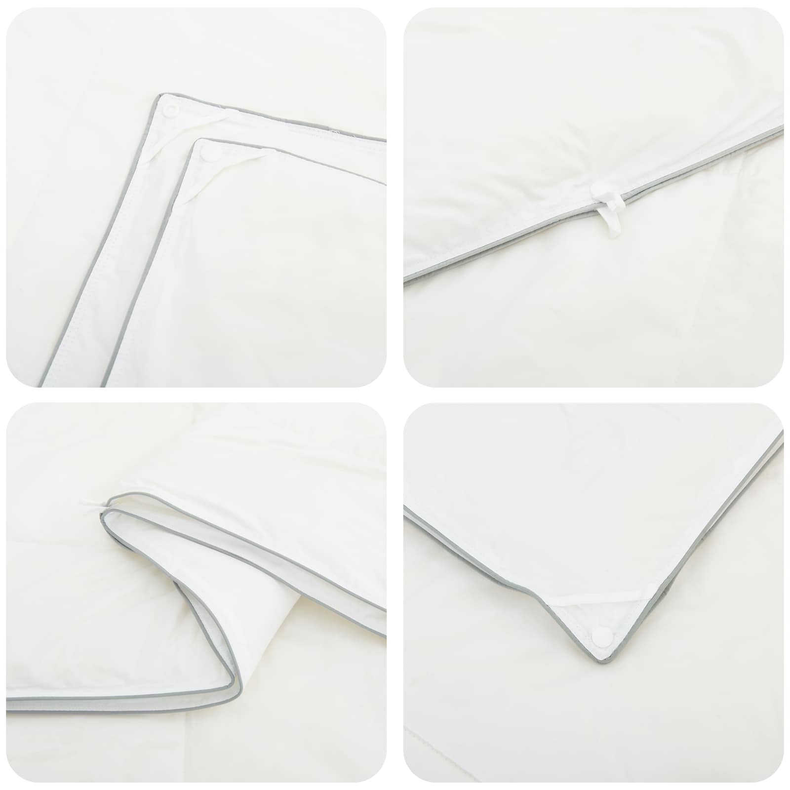 Set di piumoni in piume d’oca al 90% FULDA 3 pz 200 x 200 cm | homemem39